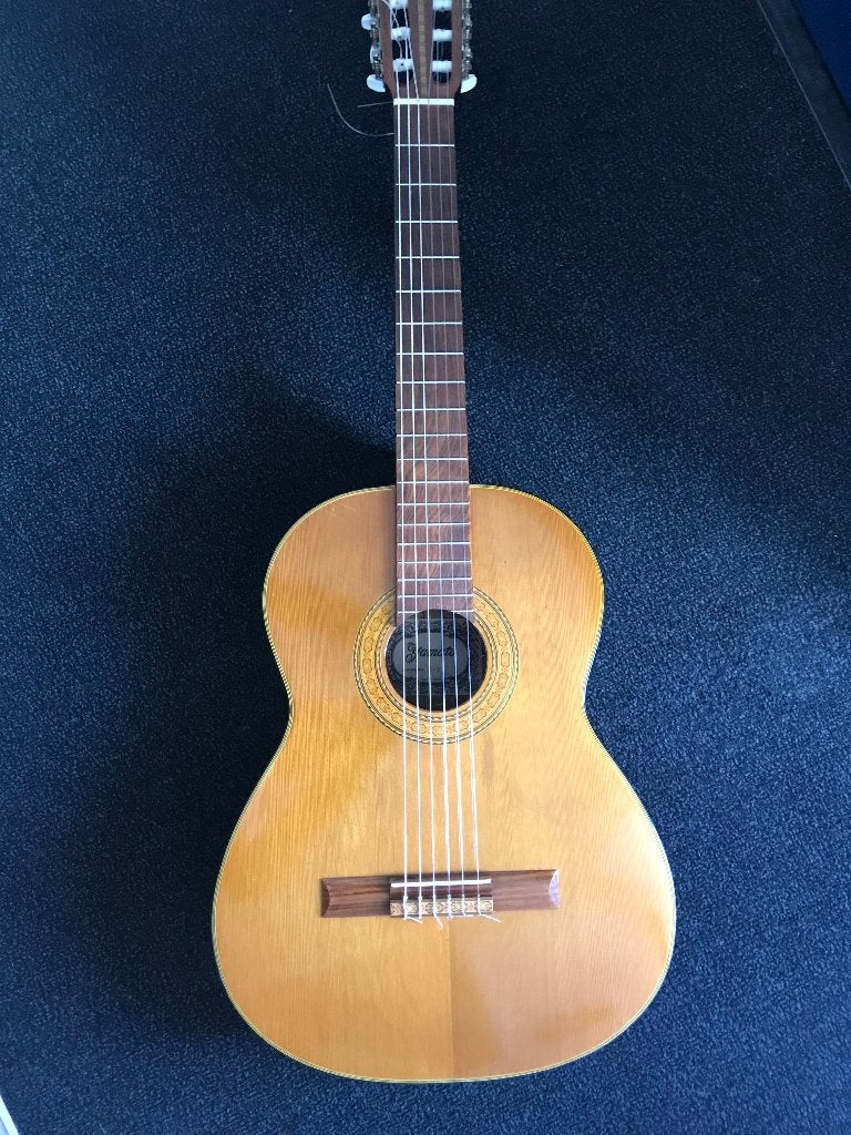 G-57 Yamato gitaar Vintage, Ophalen, Gebruikt, Klassieke of Spaanse gitaar