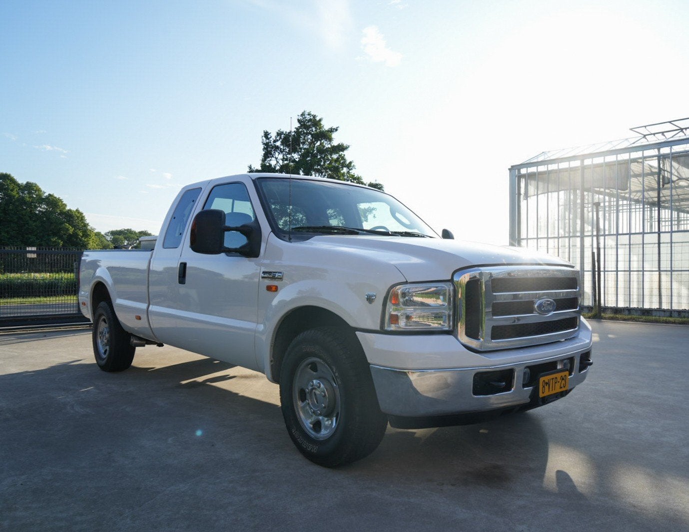 Ford F-250 6.8 V10 XLT SuperCab, handgeschakeld, 12.550km, Auto's, 367 pk, Wit, 6800 cc, Particulier