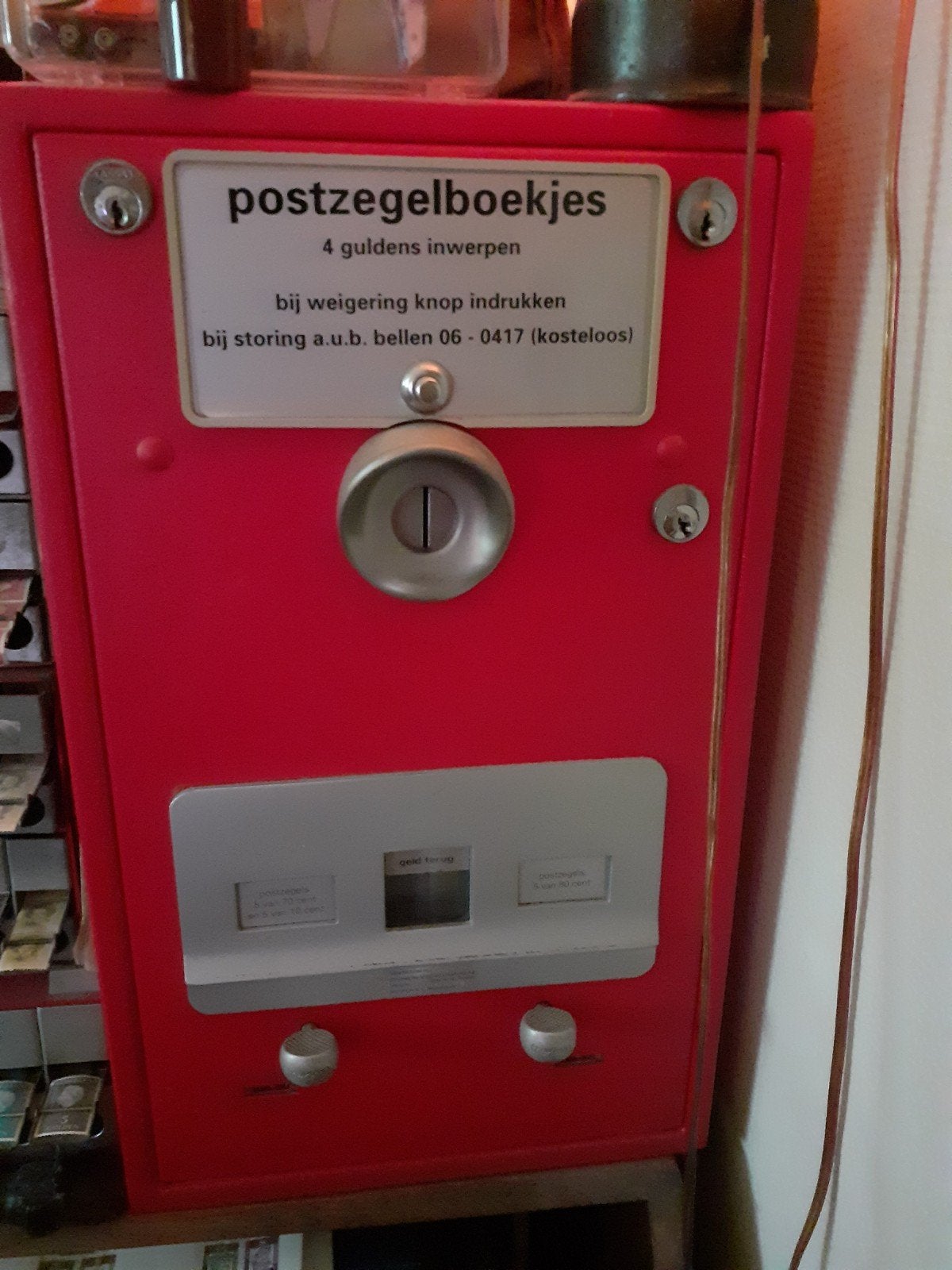 Vintage Postzegel Automaat - Uniek Verzamelobject, Ophalen of Verzenden