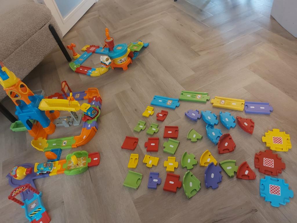 VTech Toet Toet Auto's: Vliegveld, Bouwplaats & Lanceerbaan, Ophalen of Verzenden