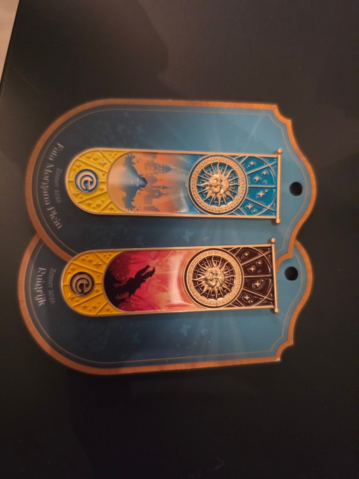Efteling Pins -  Fata Morgana Plein & Ruigrijk Plein, Verzenden, Nieuw, Button of Speldje