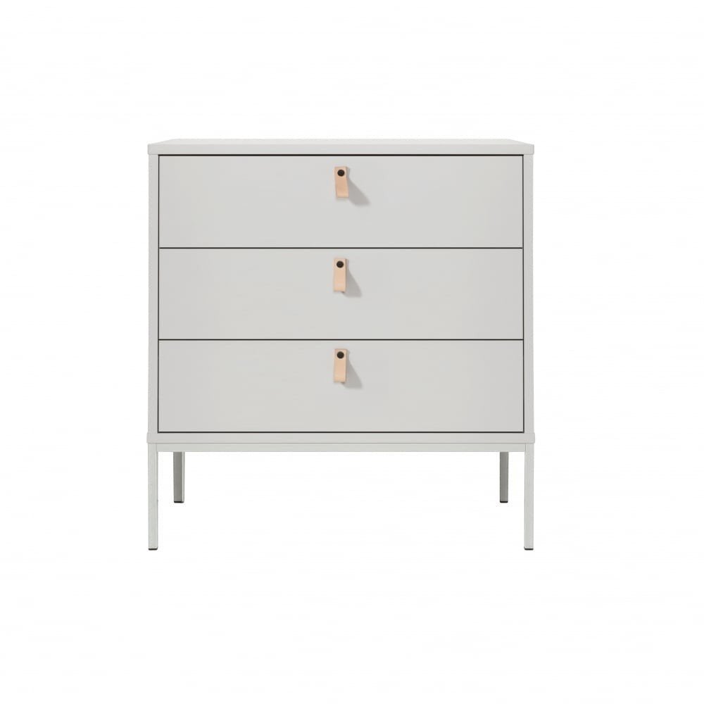 Kidsmill Amy grijze set commode 85cm en bed 140x70cm, Ophalen, Gebruikt, 50 tot 70 cm, 100 cm of meer