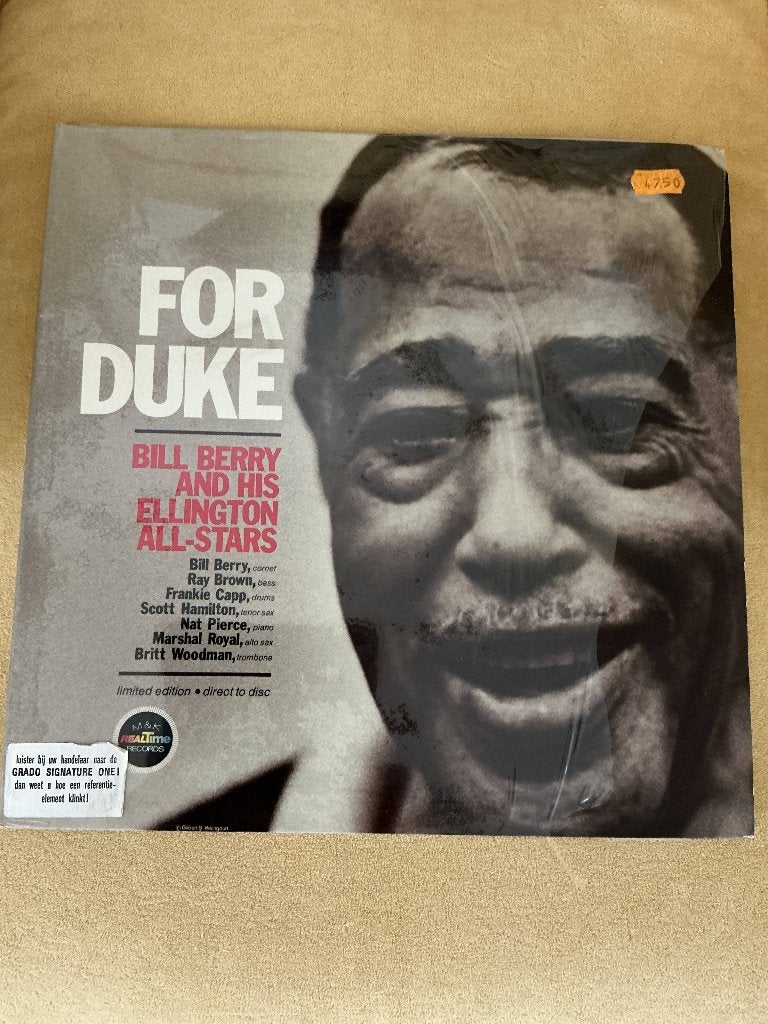 Zeldzame "direct to disc nm LP "for Duke" Ellington, Ophalen, LP, Limited edition, Zo goed als nieuw