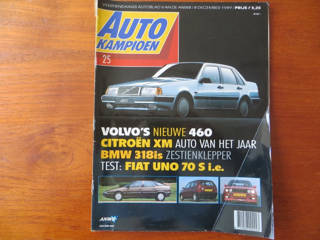 Autokampioen nr. 25 1989 Volvo 460, AvhJ XM, Midas, Uno 70, Boeken, Ophalen of Verzenden, Zo goed als nieuw, Volvo