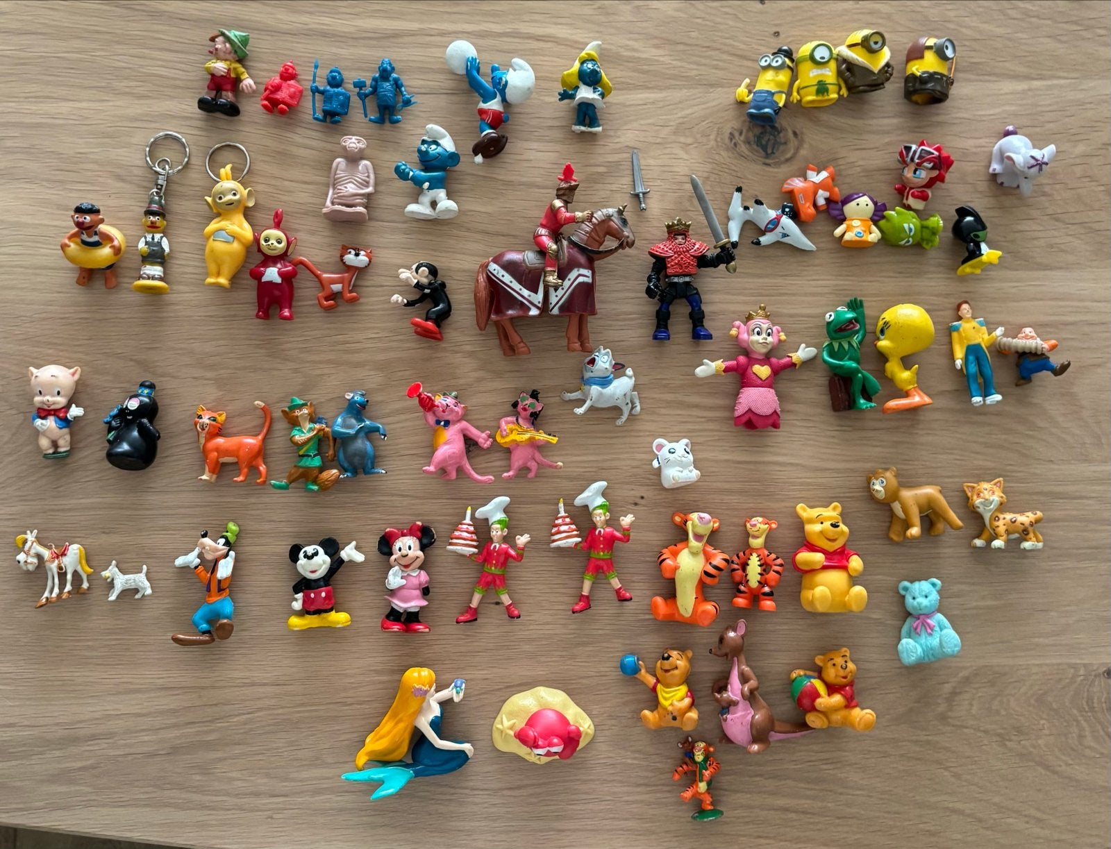 Grote collectie vintage kunststof figuren - divers assort., Ophalen of Verzenden, Gebruikt