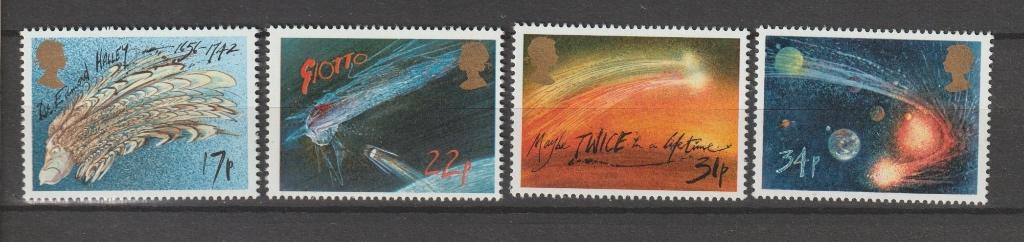TSS Kavel 120274 Engeland pf minr 1060-1063 Halley, Postzegels en Munten, Ophalen, Postfris