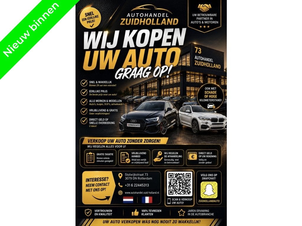 Audi A3 Sportback Wij Kopen Uw Auto Graag Op! (bj 2009), Auto's, Audi, Bedrijf, Te koop, A3, ABS, Airbags, Airconditioning, Alarm