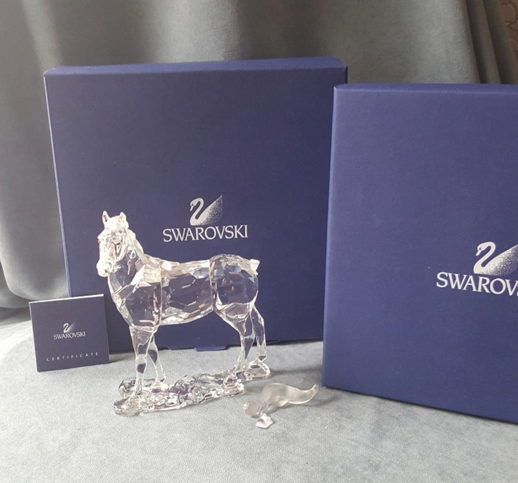 Swarovski paard merrie  met gebroken staart, Verzamelen, Ophalen of Verzenden, Gebruikt, Figuurtje