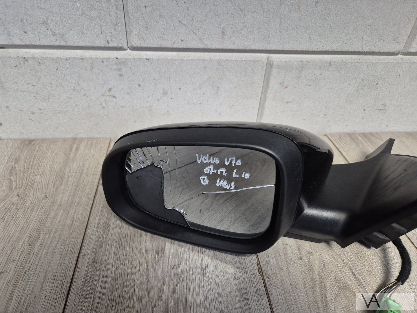Volvo V70 / S80 2007 tot 2012 spiegel zwart links B KEUS €50, Auto-onderdelen, Gebruikt, -, -, Ophalen of Verzenden