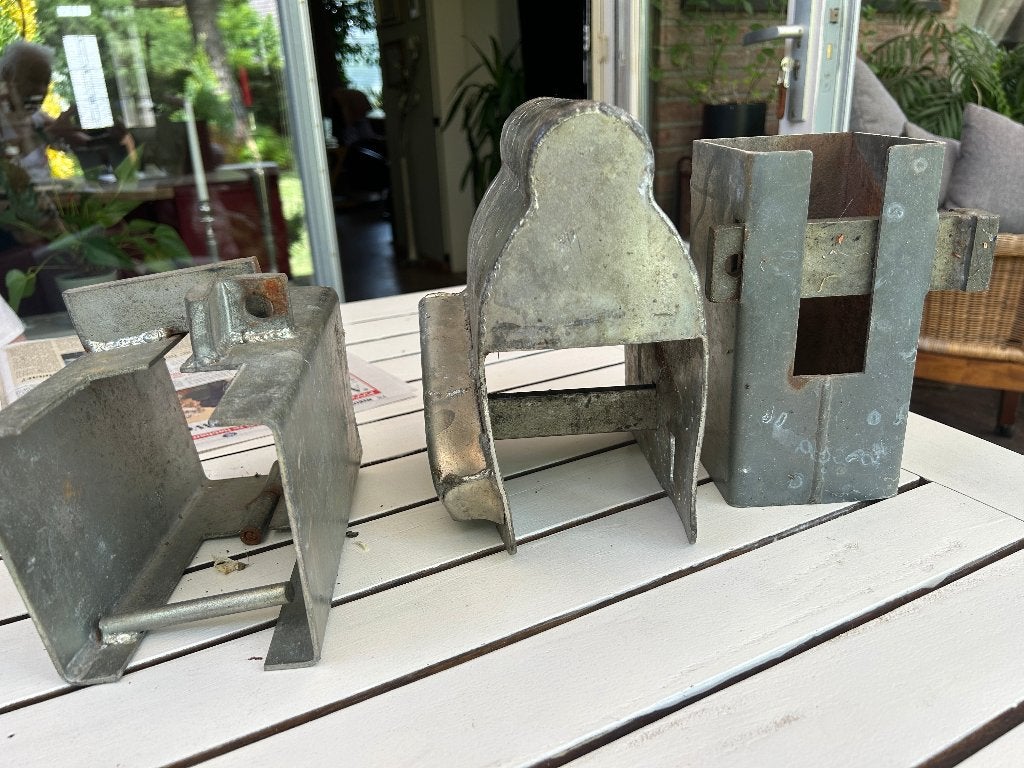 3 stuks aanhanger / caravan beveiliger, Caravans en Kamperen, Ophalen, Gebruikt