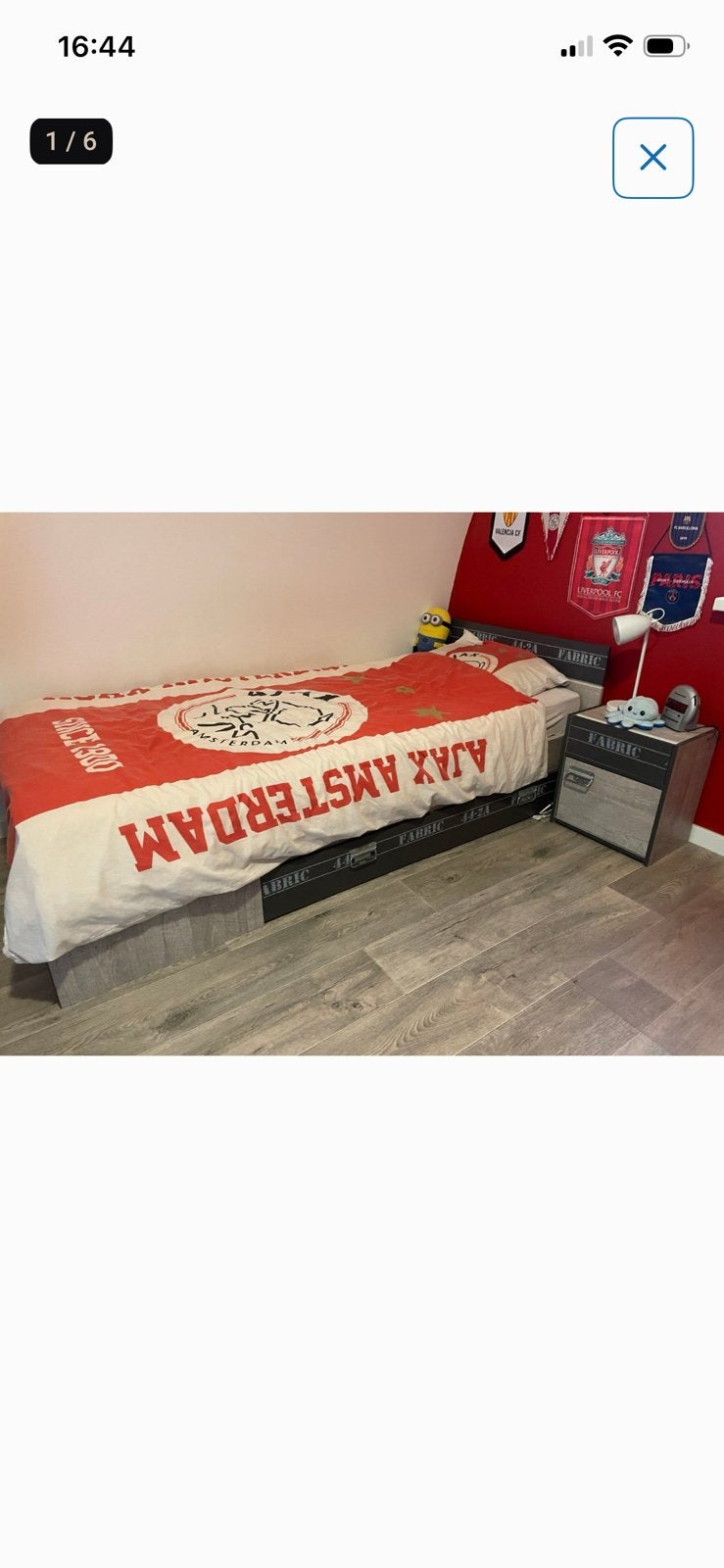 Bed met lades en bureau, Huis en Inrichting, Ophalen, Zo goed als nieuw, Eenpersoons