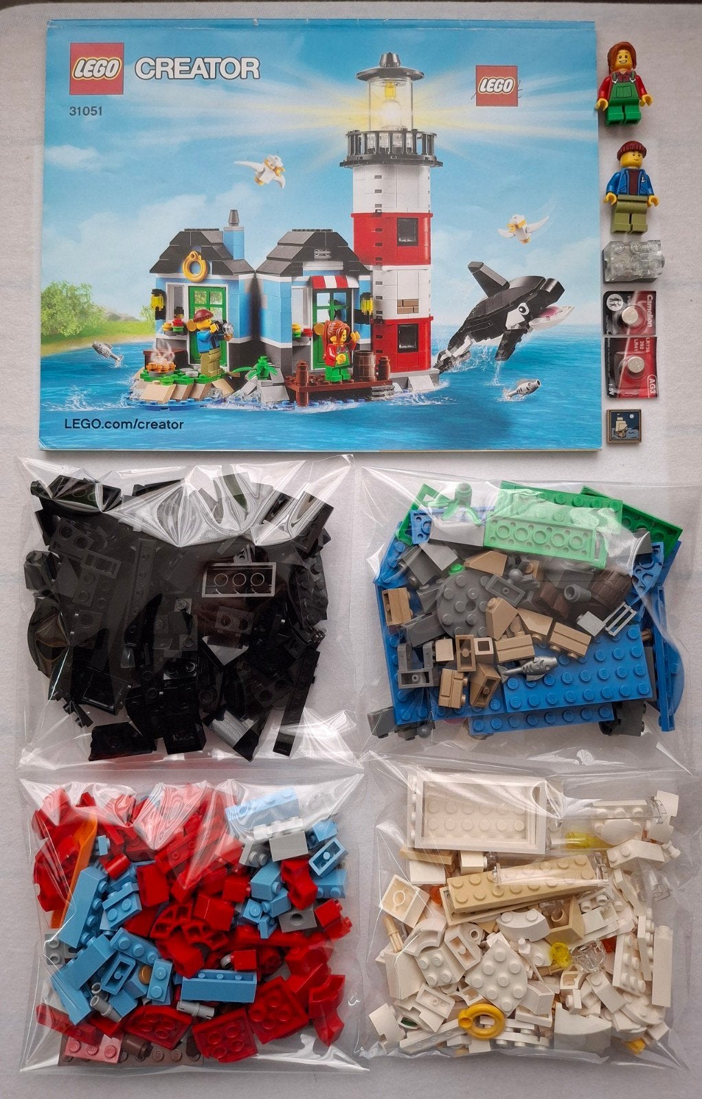 LEGO Creator 31051 Vuurtoren Kaap met Orka, Ophalen of Verzenden, Zo goed als nieuw