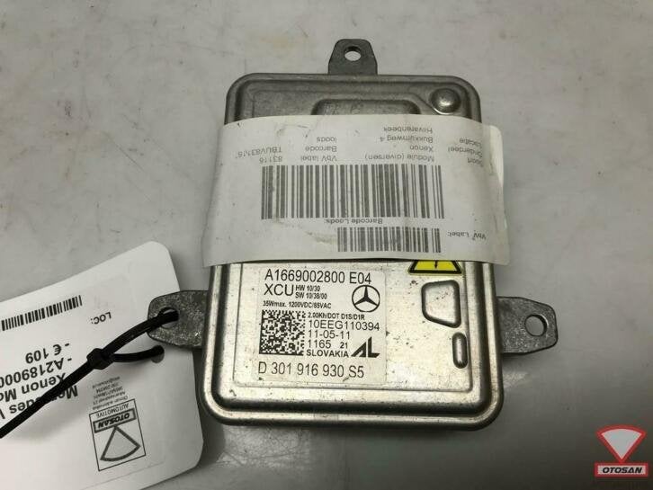 mercedes a b c e s cla xenon module starter a2189000002 115, Gebruikt, Mercedes-Benz AG, Mercedes-Benz, Ophalen of Verzenden