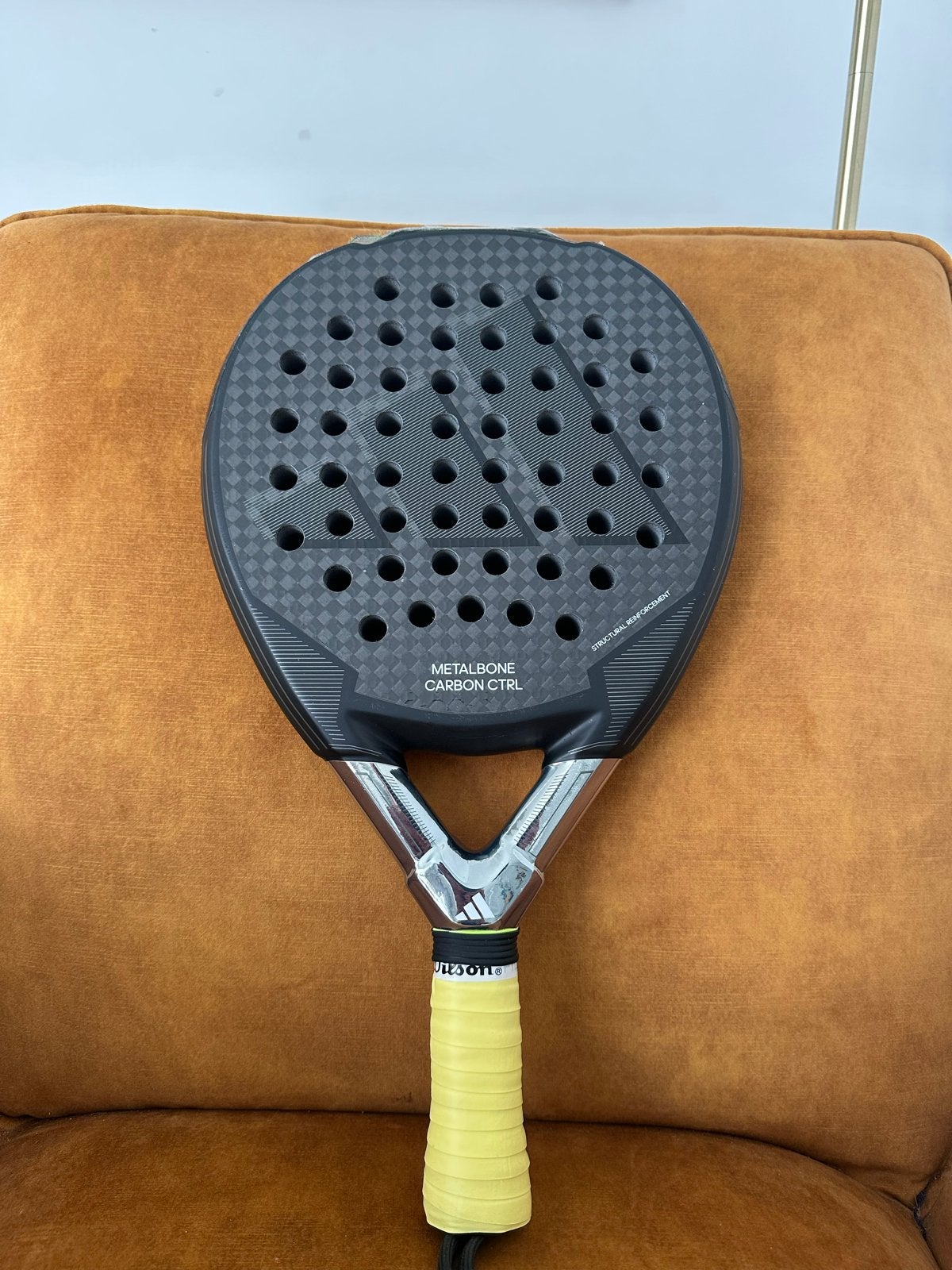 Adidas Metalbone Carbon CTRL Padelracket - Zo goed als nieuw, Sport en Fitness, Padel, Ophalen of Verzenden, Zo goed als nieuw