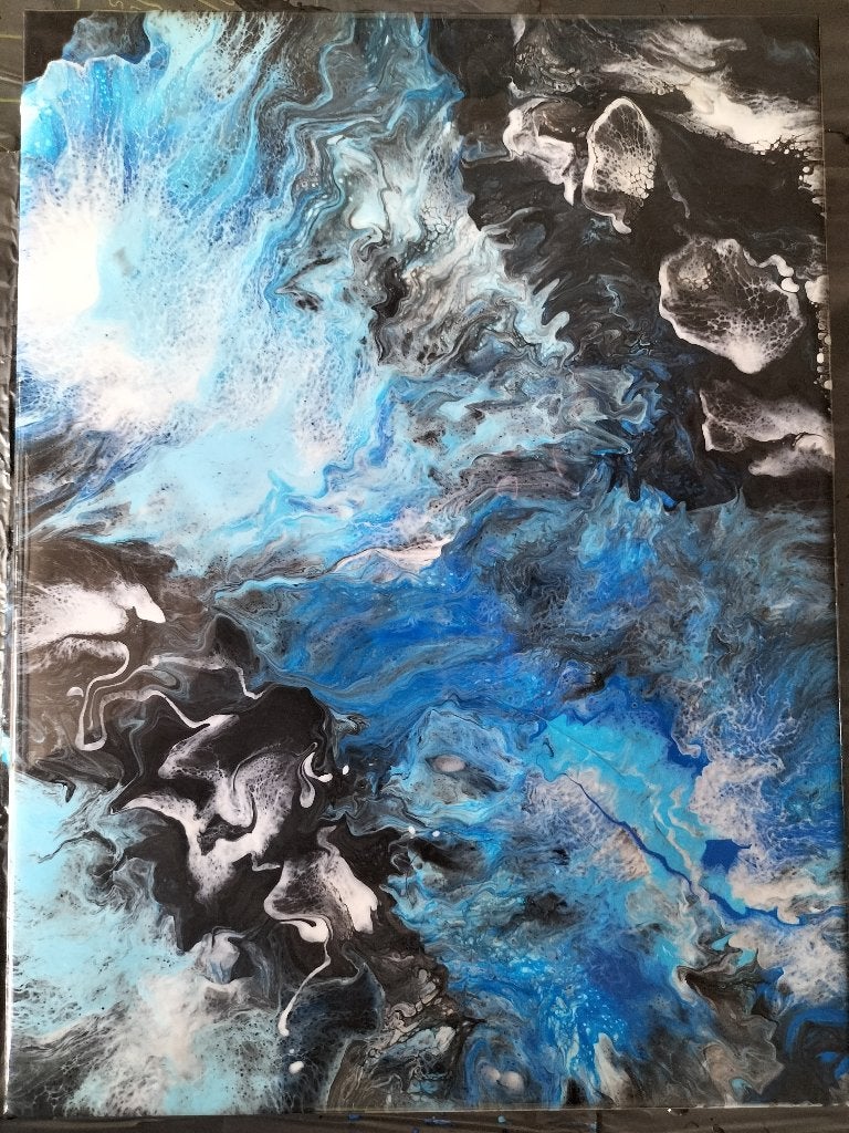 Schilderij "Endless Universe", Acrylverf, Doek, Expressionistisch, Ophalen of Verzenden