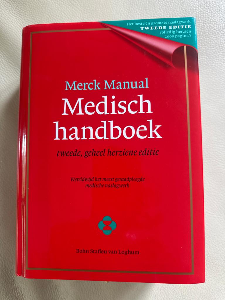 Merck Manual Medisch handboek - Tweede editie (splinternieuw, Boeken, Studieboeken en Cursussen, Ophalen of Verzenden, Beta, Nieuw