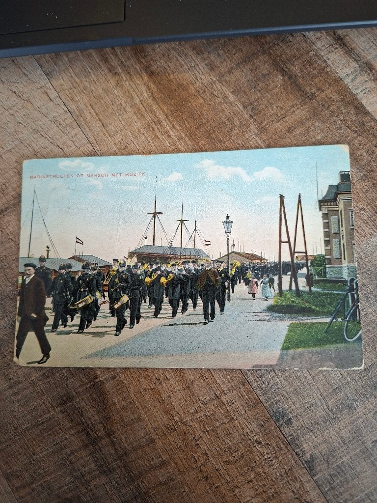 marine, Ophalen of Verzenden, Voor 1920, Gelopen, Noord-Holland