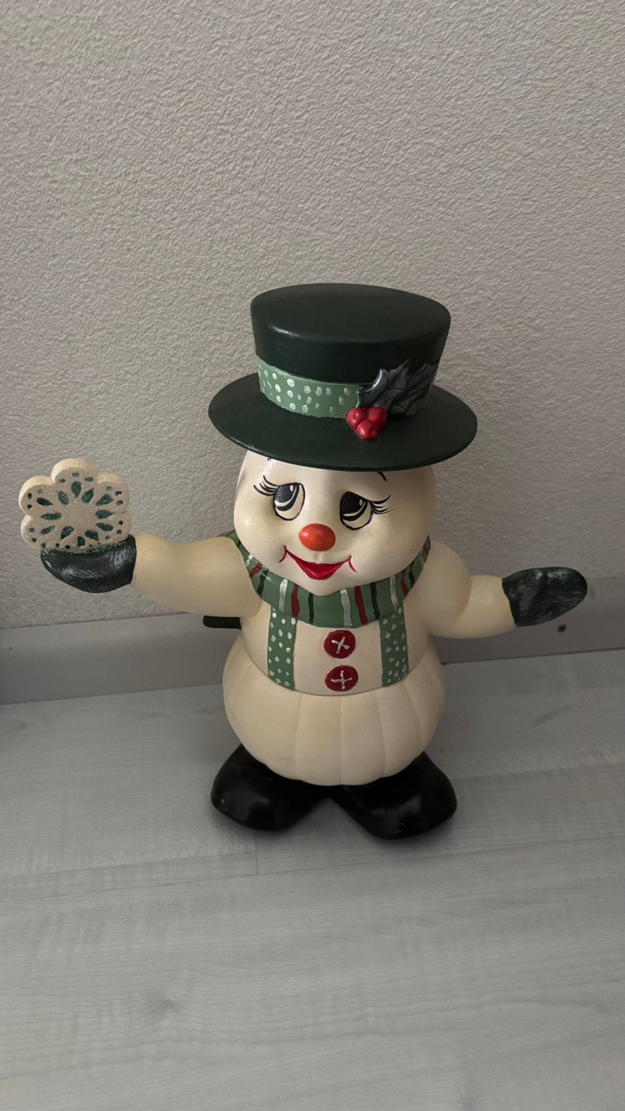 Kerstdecoratie sneeuwpop, Diversen, Ophalen of Verzenden, Zo goed als nieuw