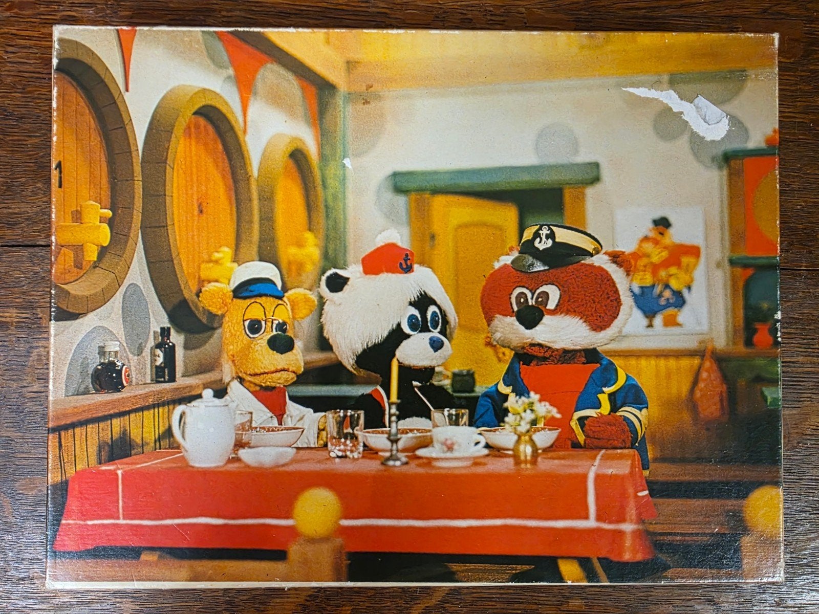vintage Bereboot puzzel kombuis 1976 - 63 stukjes, Gebruikt, ., Max Appelboom Producties, 4 tot 6 jaar