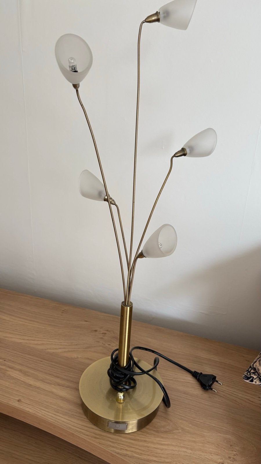 Jan des Bouvrie Tafellamp - Boxford Holland, Ophalen, Gebruikt, Metaal, 50 tot 75 cm