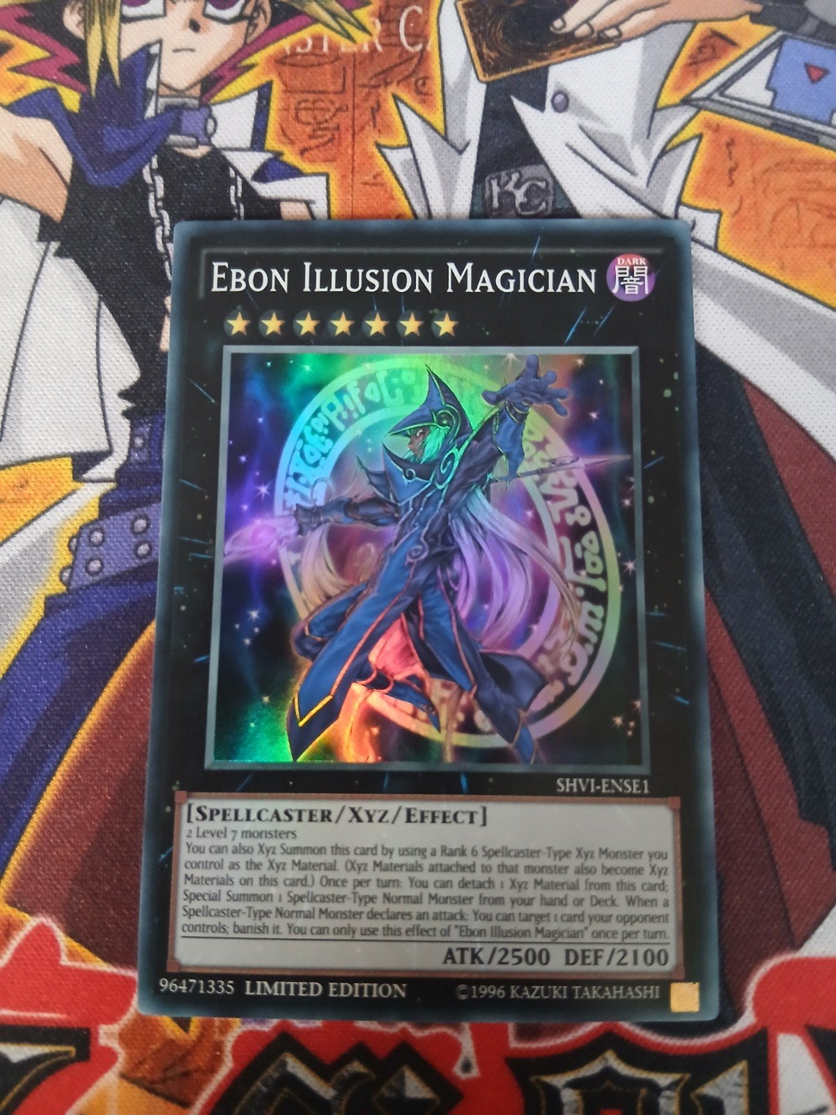 Ebon Illusion Magician - Super Rare SHVI - Yu-Gi-Oh, Ophalen, Zo goed als nieuw, Foil