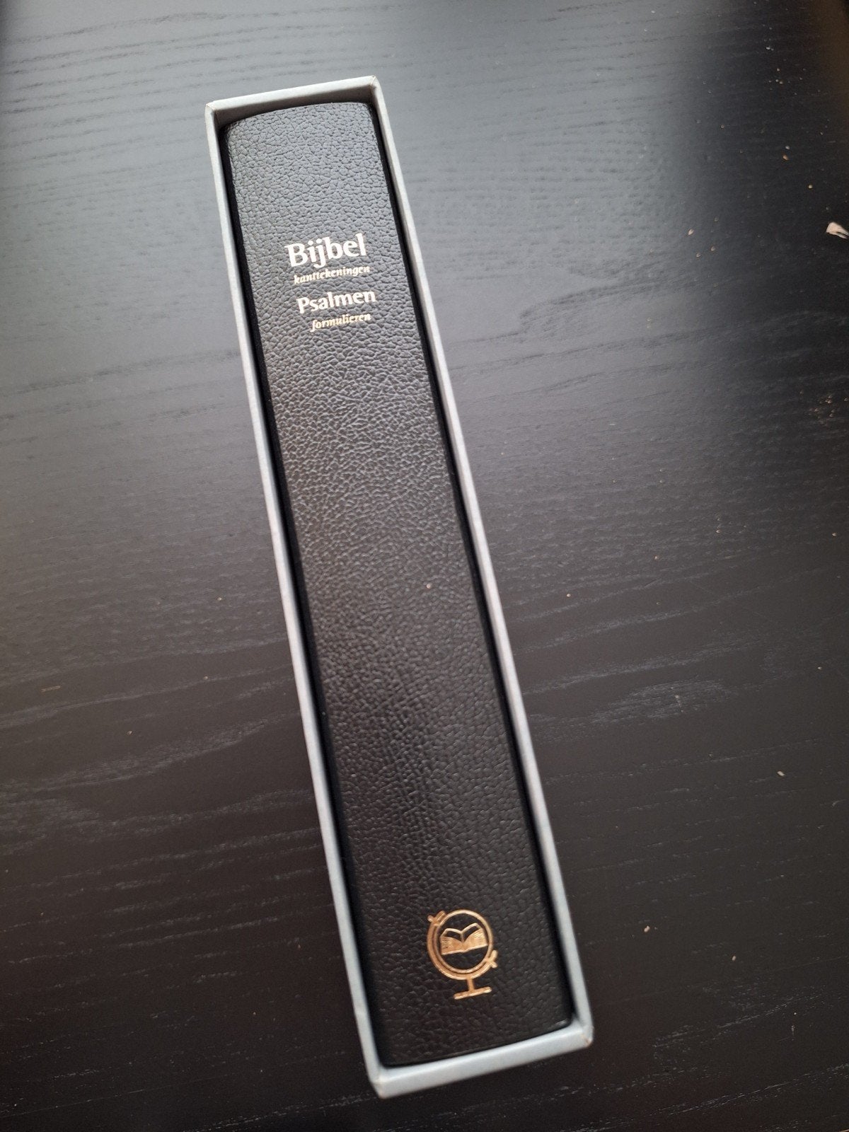 Bijbel (SV) met kanttekening + Psalmen en formulieren + hoes, Boeken, Ophalen of Verzenden, Nieuw, Christendom | Protestants