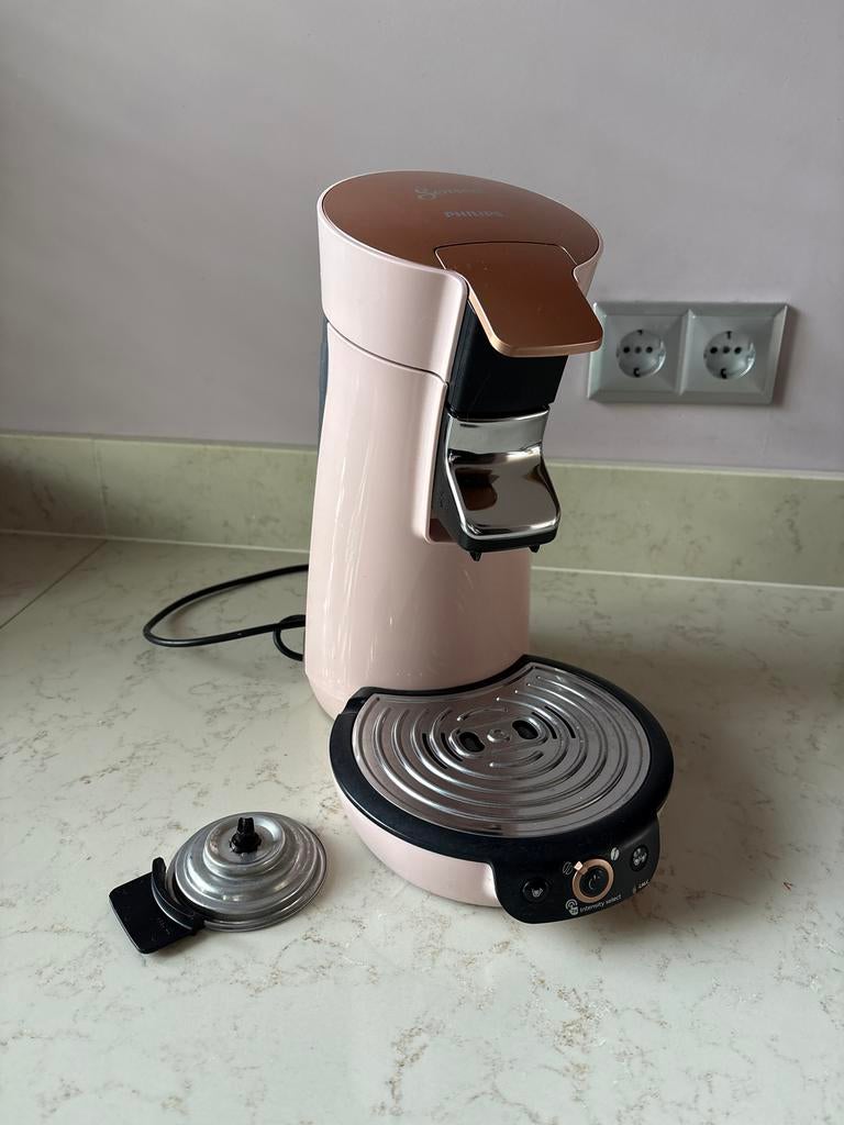Philips Senseo Original Plus - Roze/Roségoud, Gebruikt, Koffiemachine, Ophalen of Verzenden, 2 tot 4 kopjes