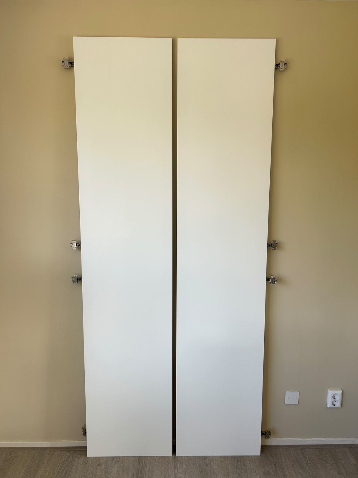 IKEA FORSAND Kastdeuren (2 stuks) - Wit, Ophalen, Gebruikt