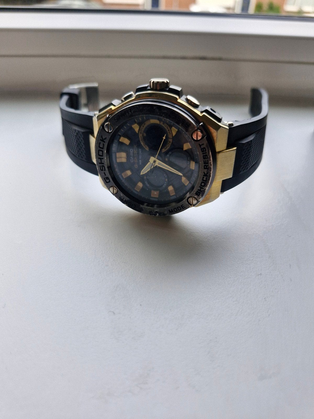 Casio G-Shock GST-210B Herenhorloge - Gebruikt, Sieraden, Tassen en Uiterlijk, Horloges | Heren, Gebruikt, Polshorloge, Kunststof