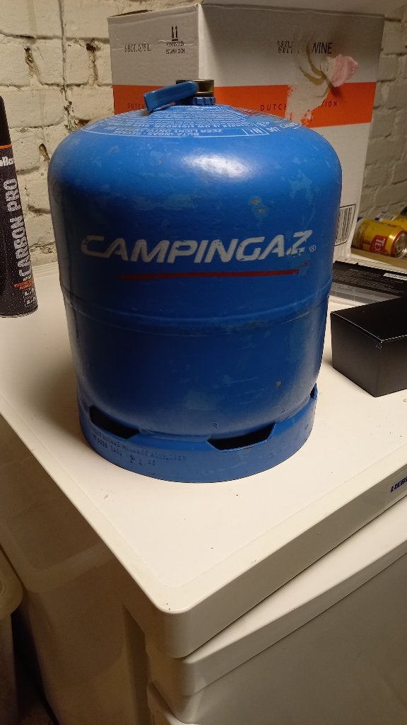 Campinggaz 907 fles, Ophalen, Gebruikt