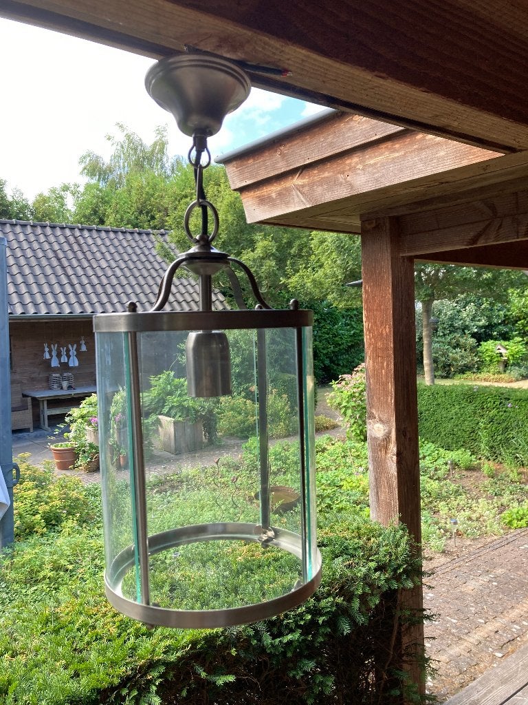 Hanglamp, Ophalen, Gebruikt, E27 (groot), Glas