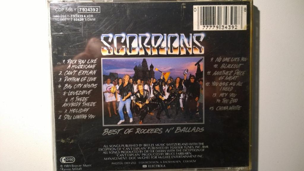 Scorpions - Best Of Rockers N' Ballads, Ophalen of Verzenden, Zo goed als nieuw, Poprock