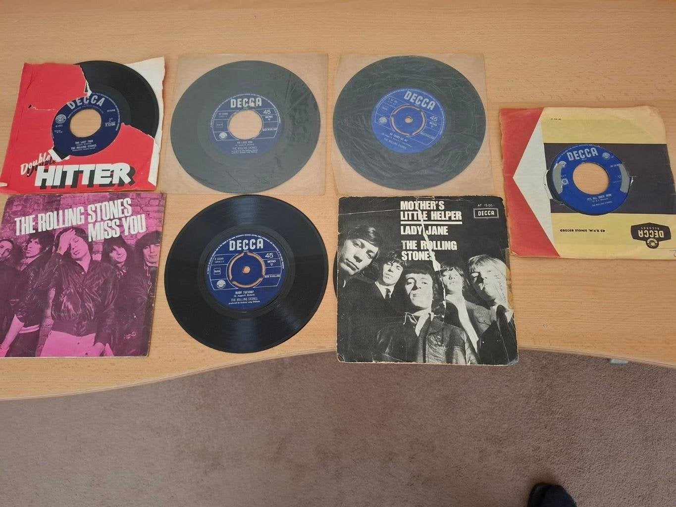 The Rolling Stones 7 inch vinyl singles collectie, Gebruikt, 7 inch, Ophalen of Verzenden, EP