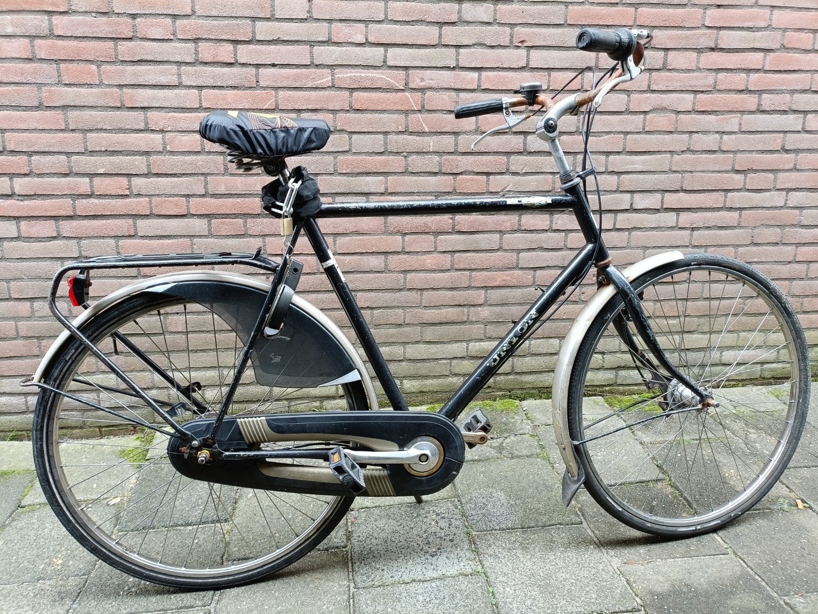 Union herenfiets, Gebruikt, 57 tot 61 cm, Trommelrem, Ophalen