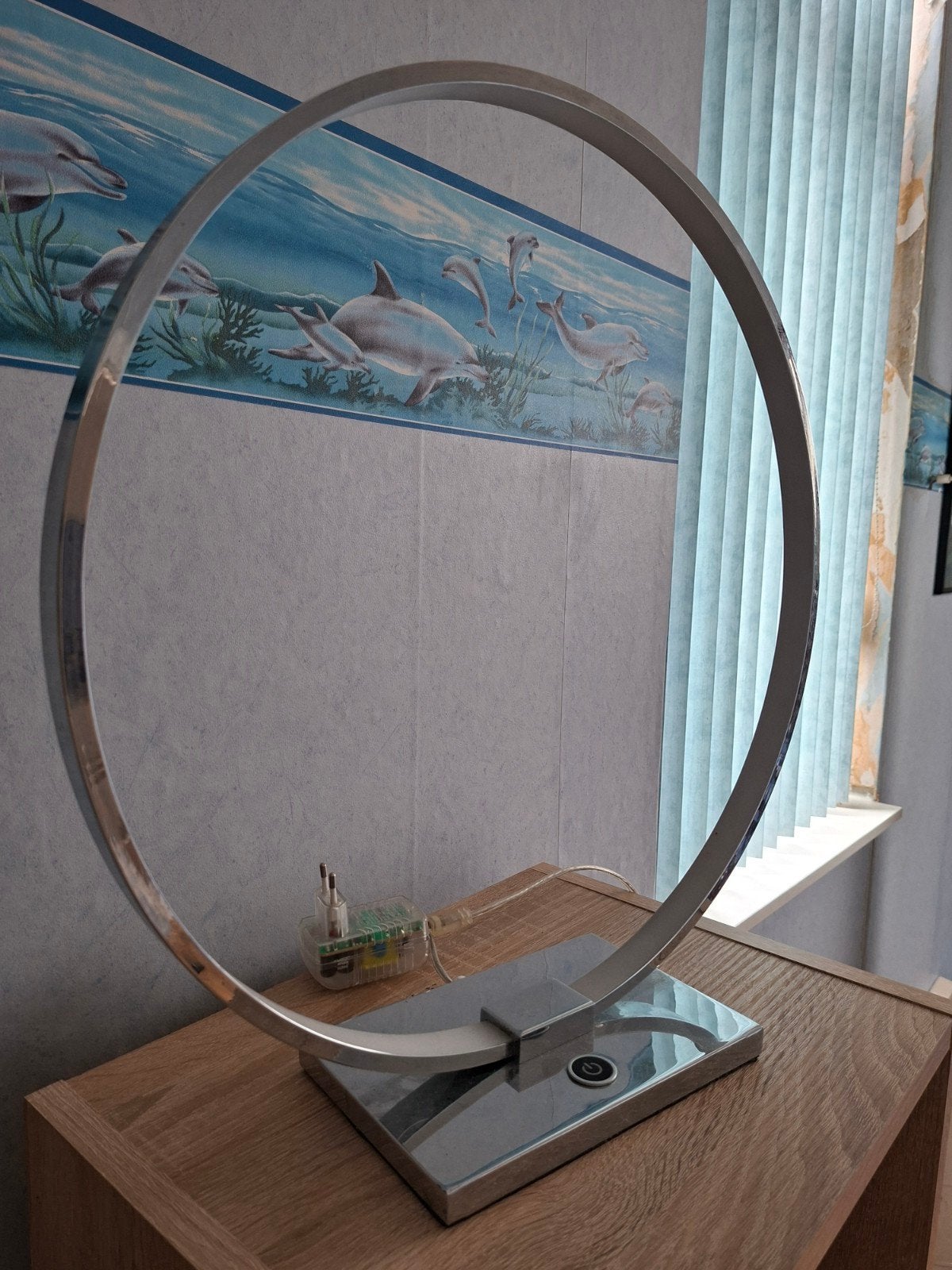 Dimbare Schemerlamp Cirkel - 43 cm Doorsnede, Dimbaar, Gebruikt, Ophalen of Verzenden, Modern