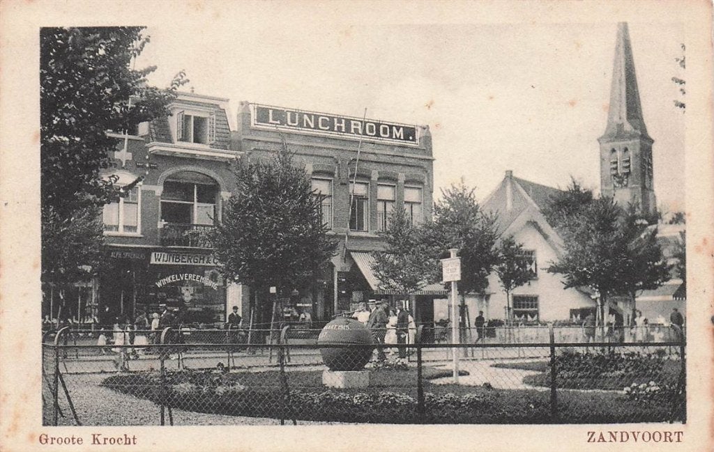702-500-017 Groote Krocht Lunchroom Zandvoort, Verzenden, Voor 1920, Noord-Holland
