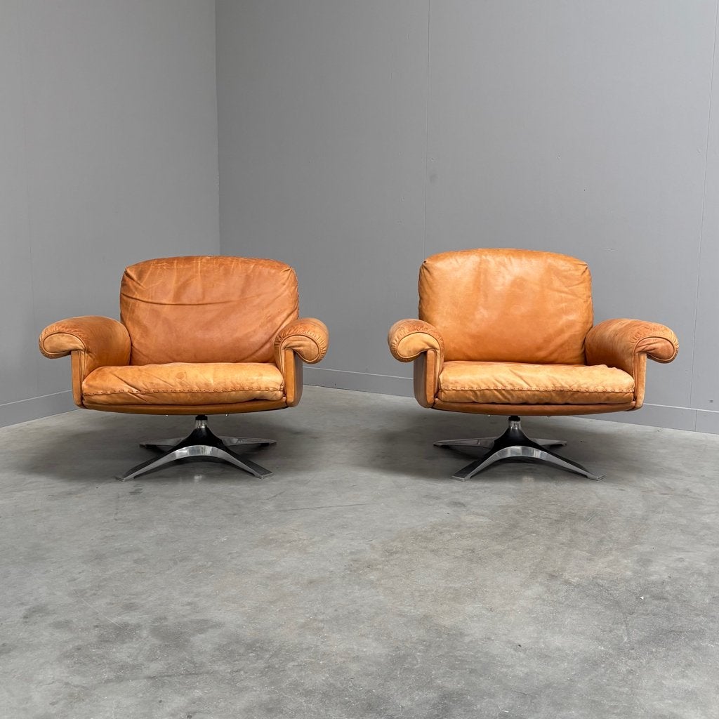 De Sede DS31 fauteuil jaren 60 70 vintage design leer, Huis en Inrichting, Fauteuils, Ophalen, 75 tot 100 cm, 75 tot 100 cm, Leer