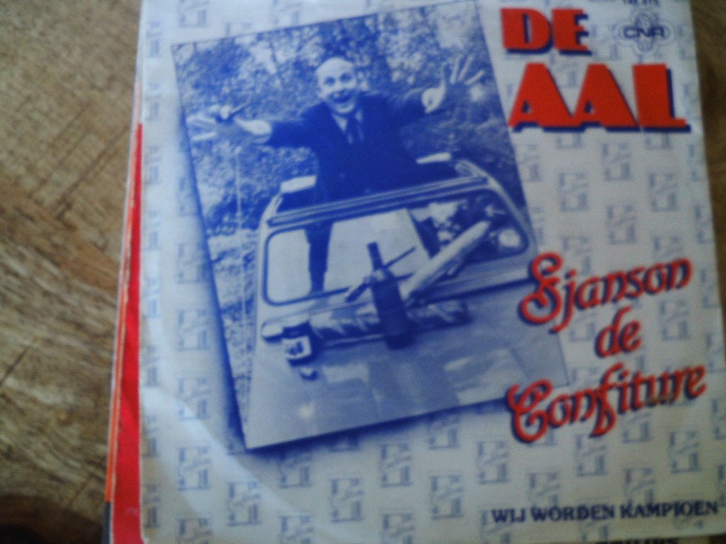 de aal - sjanson de confiture  5jul, 7 inch, Ophalen of Verzenden, Zo goed als nieuw, Fotohoes