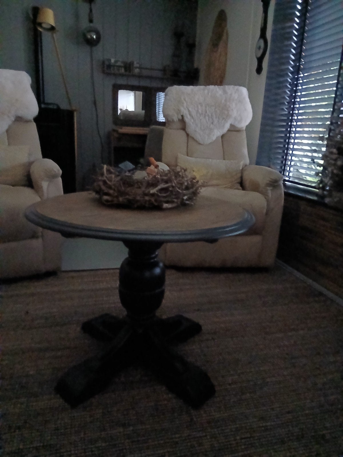 salontafel/bijzettafel, Ophalen, Rond, 50 tot 100 cm, 50 tot 100 cm