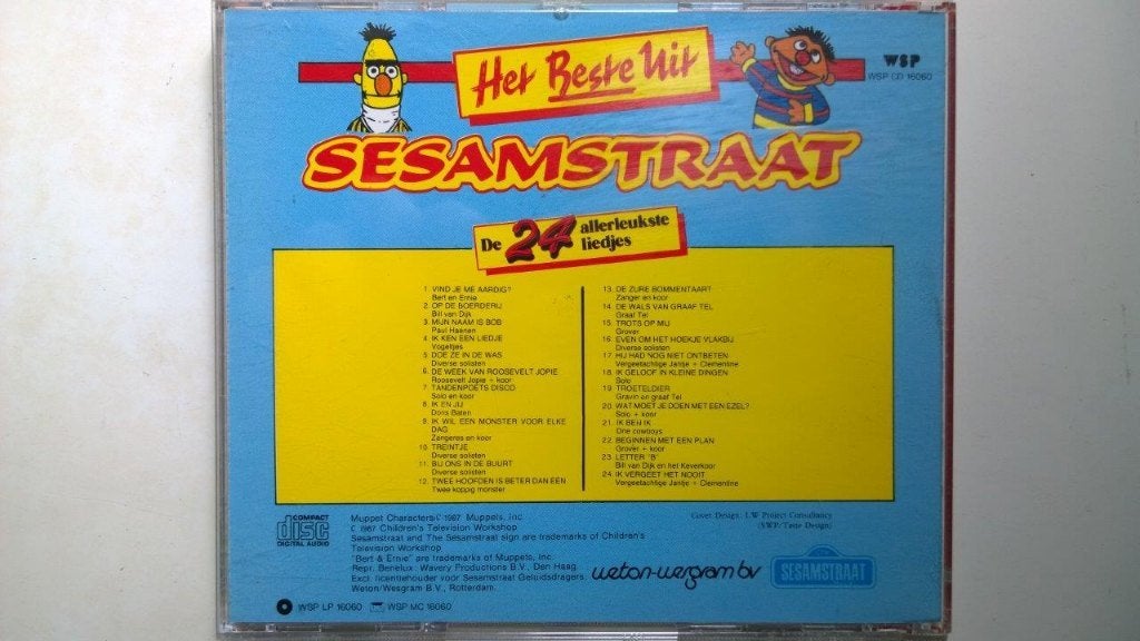 Sesamstraat - Het Beste Uit Sesamstraat Deel 1, 6 tot 9 jaar, Ophalen of Verzenden, Zo goed als nieuw, Muziek