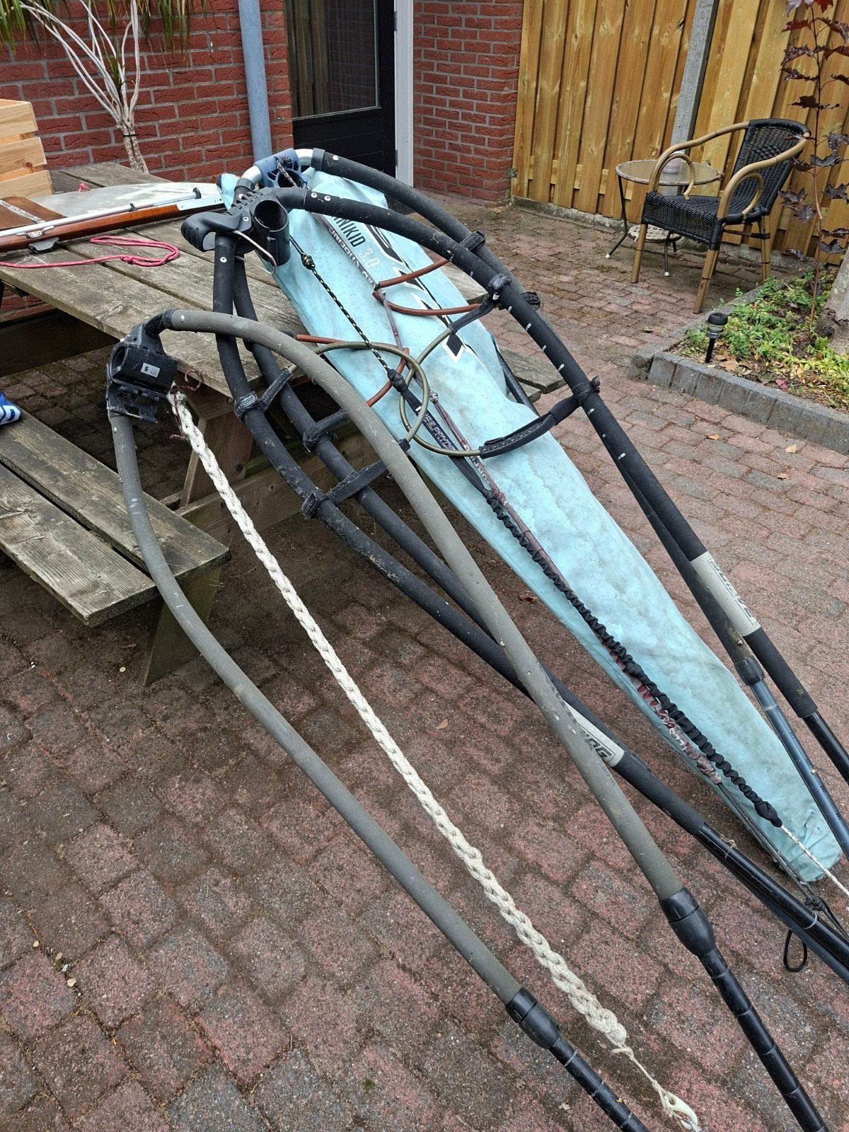 2 surfplanken en diverse surfspullen compleet, Watersport en Boten, Windsurfen, Ophalen, Gebruikt