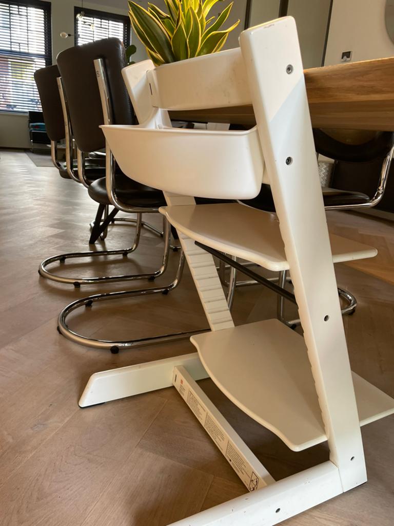 Stokke tripp trapp storage opbergbakje wit, Dieren en Toebehoren, Ophalen of Verzenden, Zo goed als nieuw