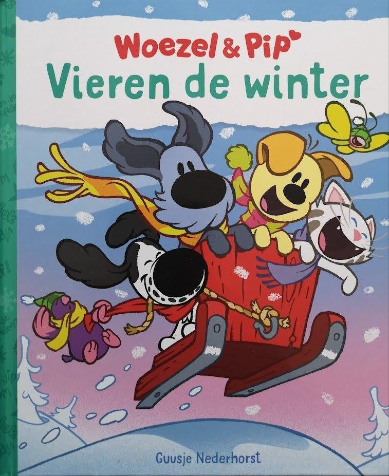 Boek Woezel En Pip - Vieren De Winter, Fictie algemeen, Jongen of Meisje, Ophalen of Verzenden, Zo goed als nieuw