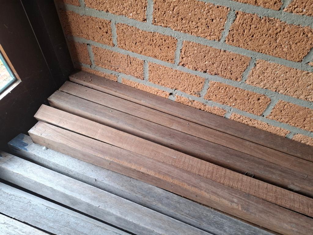 Azobe palen nieuw 6x6 met punt 30 stuks, Tuin en Terras, Ophalen, Nieuw