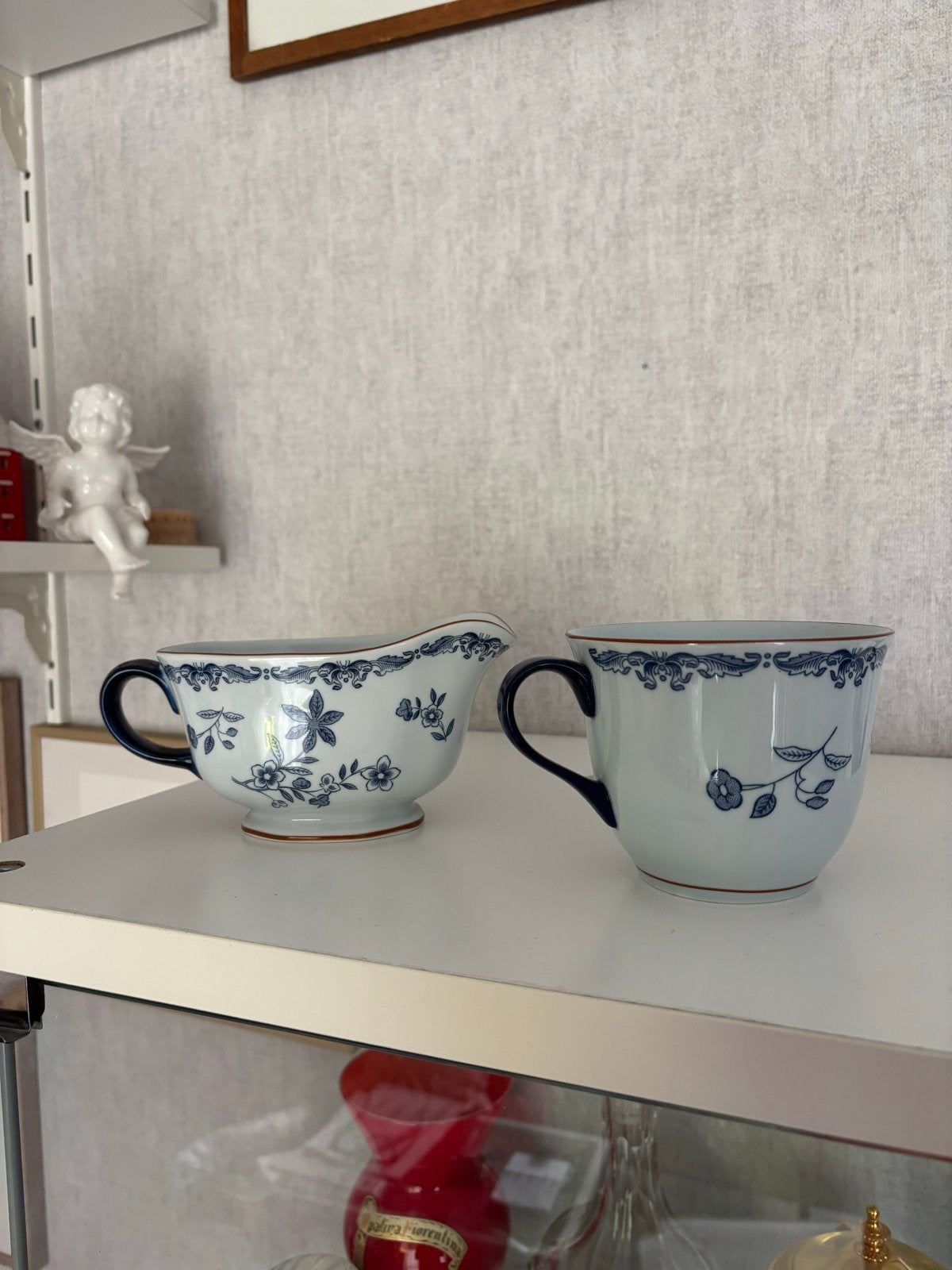 Ostindia Rörstrand servies: juskom en grote mok/soepkom, Ophalen of Verzenden