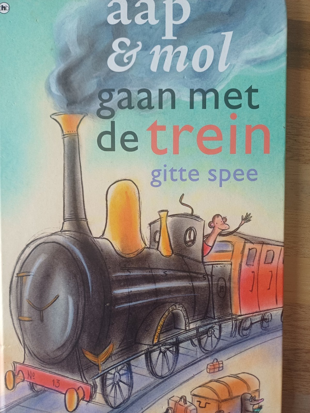 Gitte Spee - Aap & Mol gaan met de trein, Gitte Spee, Fictie algemeen, Ophalen of Verzenden, Zo goed als nieuw