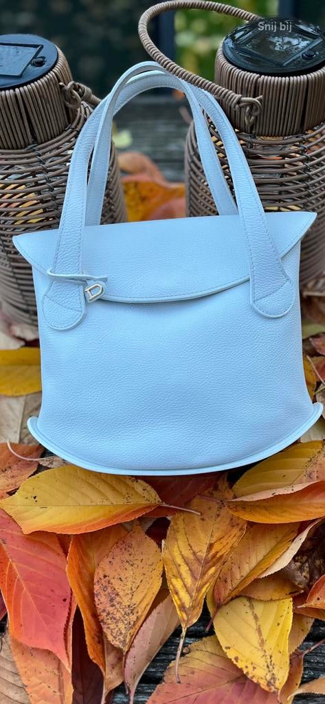 Vintage Delvaux Songé…met certificaat (2005), Ophalen, Zo goed als nieuw, Bruin, Handtas