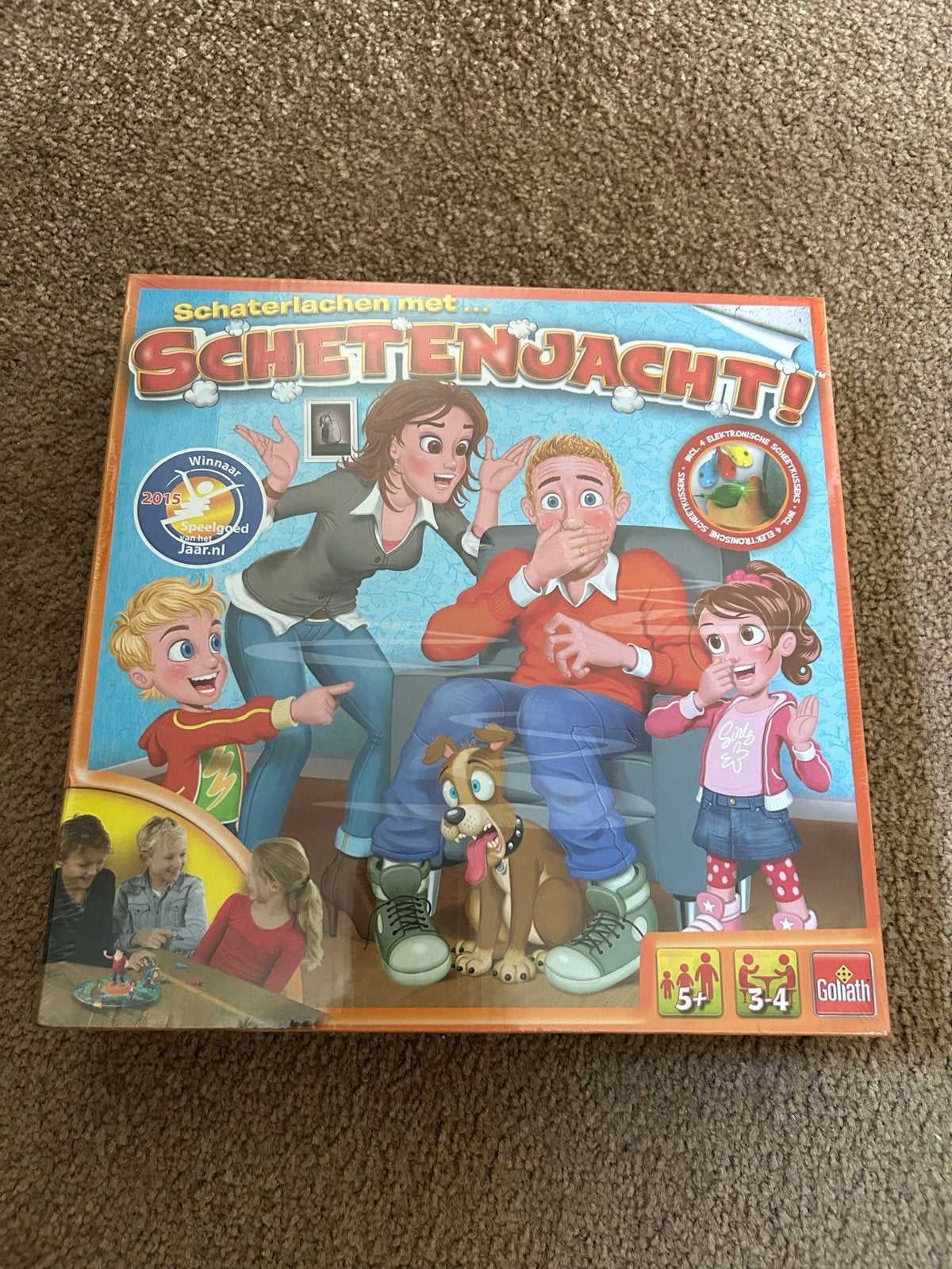 Schattenjacht! Het hilarische scheetkussen spel, Drie of vier spelers, Ophalen of Verzenden, Nieuw