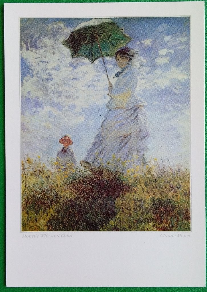 Claude Monet - Monet's Wife and Child, Verzenden, 1980 tot heden, Ongelopen, Overige thema's