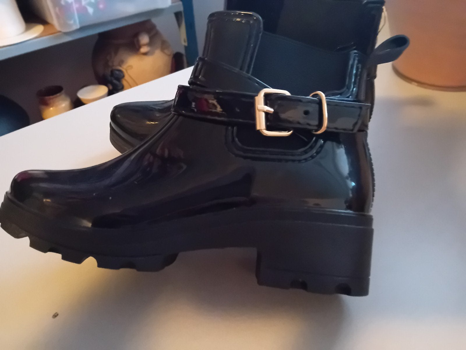 rubber laarsjes zwart maat 35, Ophalen of Verzenden, Nieuw